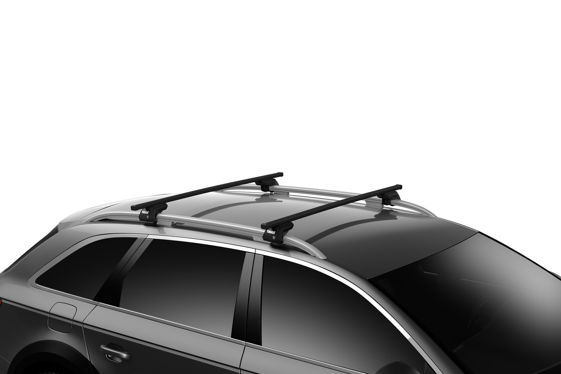 Thule SquareBar Evo for Thule roof bars for Volkswagen Polo Dune ...