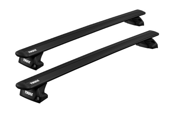 Thule Flush Rail foot pack with Thule WingBar Evo Black roof bars