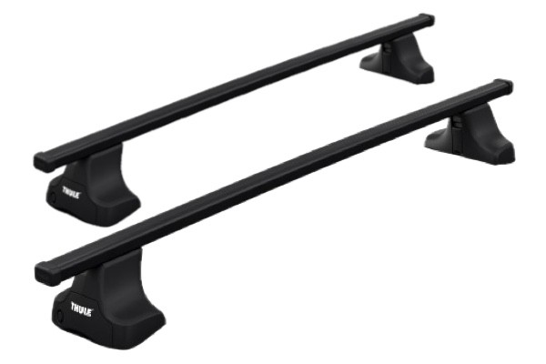Thule square bar evo roof bars for vehicles with a normal roof