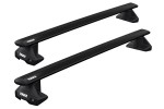 Thule wingbar evo black roof bars for vehicles with a normal roof