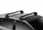 Thule wingbar edge black roof bars for vehicles with a normal roof