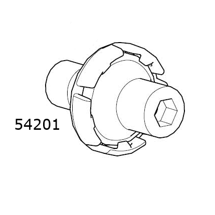 Thule Spare Part 54201 nut and washer set for 186000 series