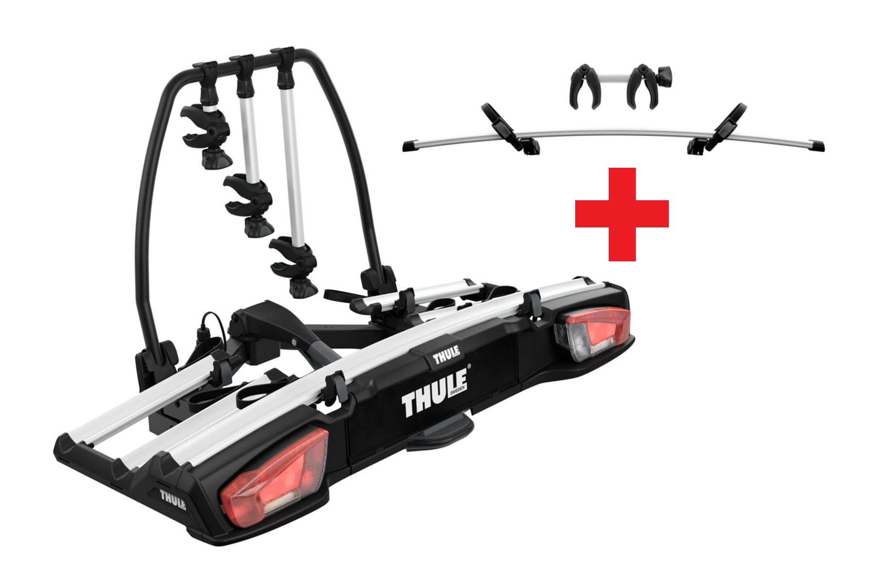 Thule VeloSpace XT 3 with additional bike carrier